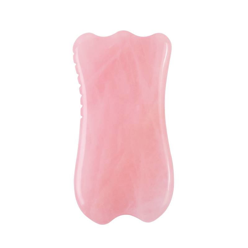 Rose Quartz Gua Sha Wide Fish-Shaped Wholesale Rose Quartz Gua Sha Wide Fish-Shaped Wholesale